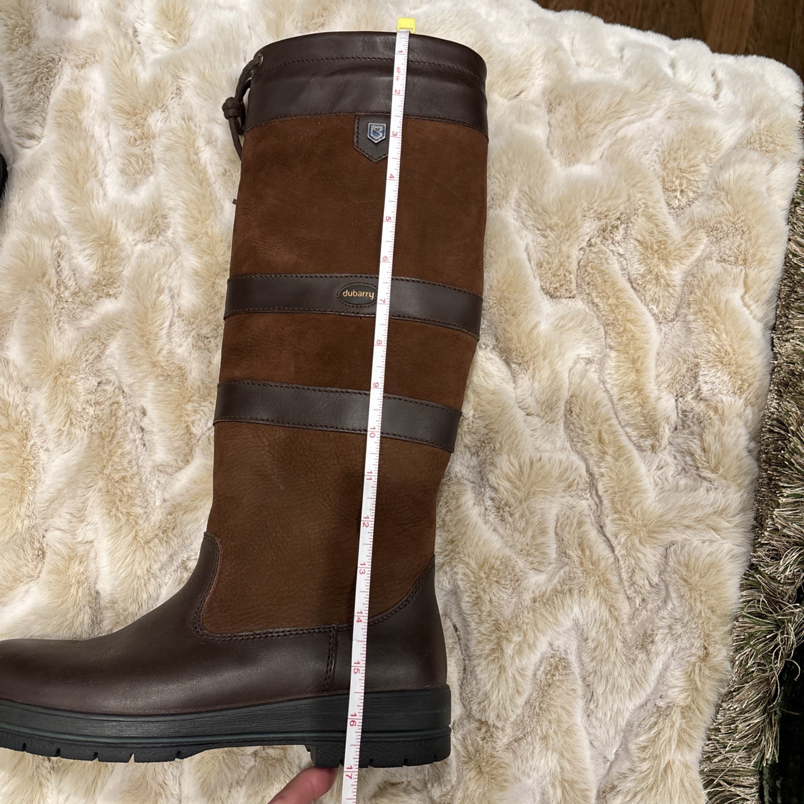 Dubarry of Ireland Galway Country Boot Slim Fit Calve Size 39 Gently Worn
