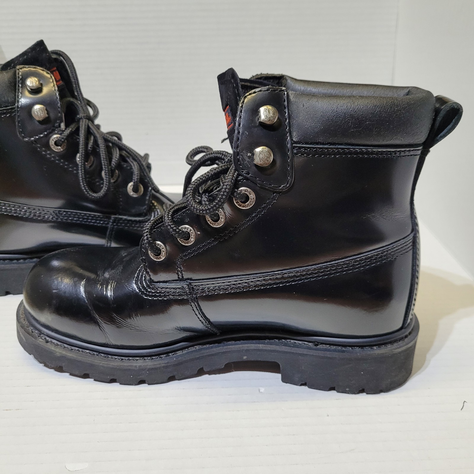 Harley Davidson Motorcycle Boots Black Women 7.5