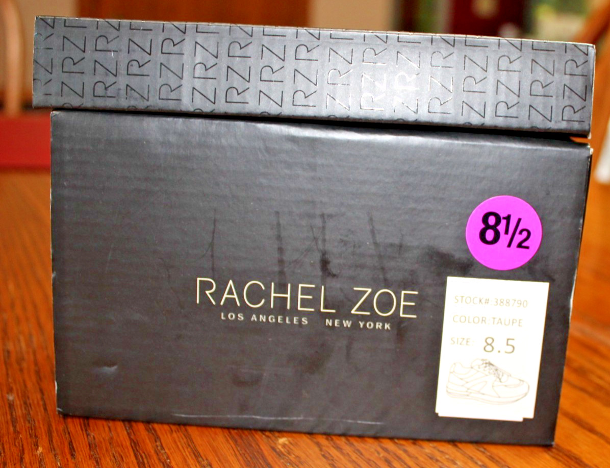 Rachel Zoe Sophie Taupe Retro Stylish Sneakers US Women’s Size 8.5 NIB