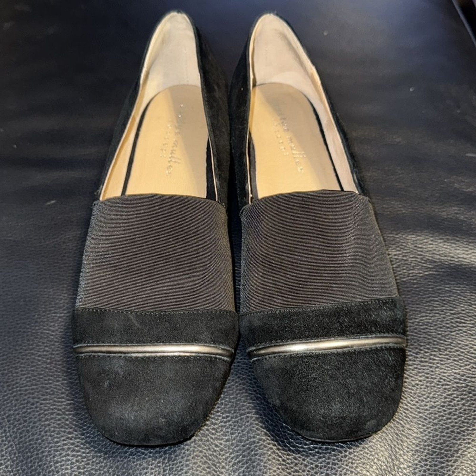 Bettye Muller Concept Gobi Stretch Suede Loafer 7.5