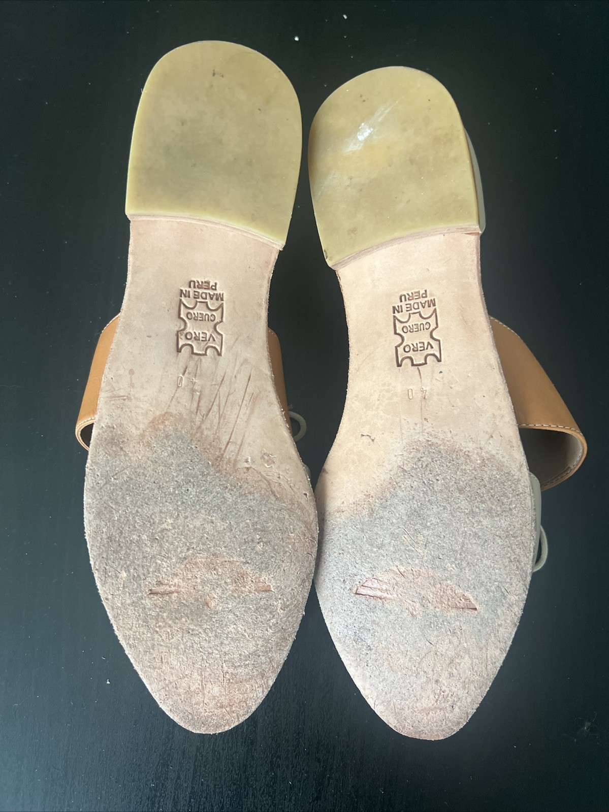Fortress of Inca Carmen Tan Beige Lace Up Oxford Shoes EU40