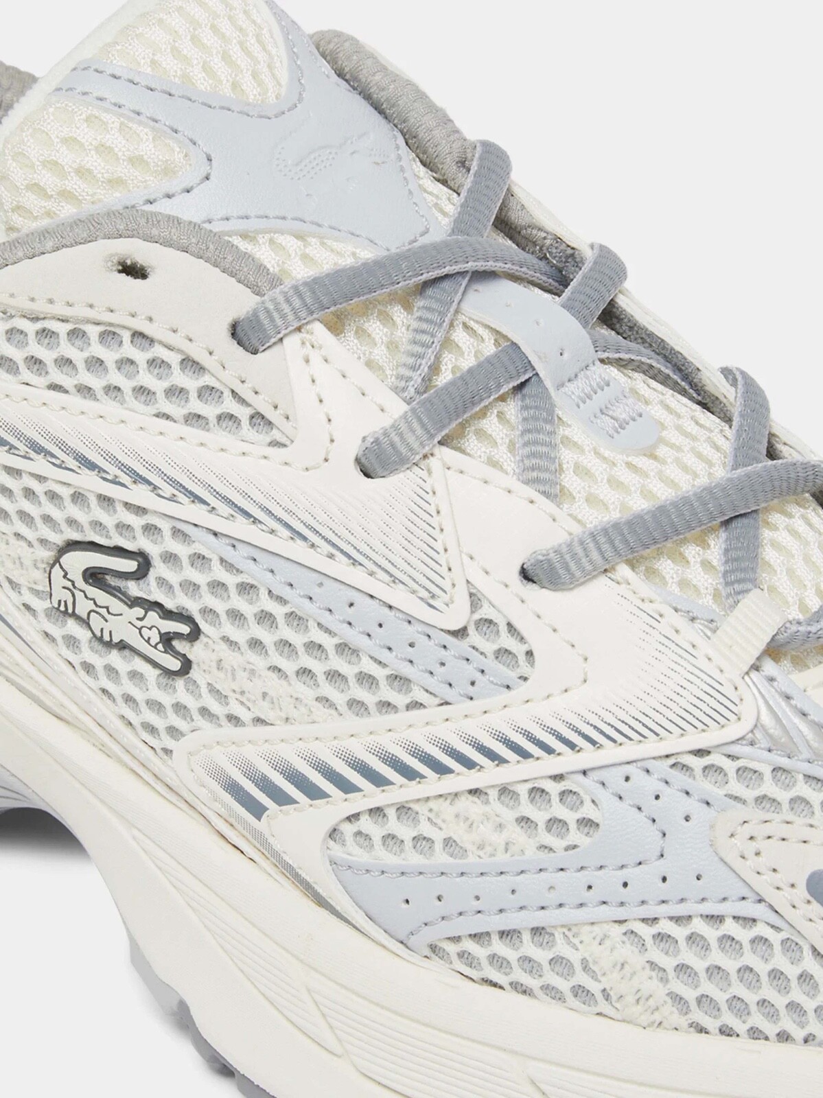 Lacoste L003 NEO SHOT Women’s Sneakers Off White / Grey. Sizes 5.5 to 10 USA