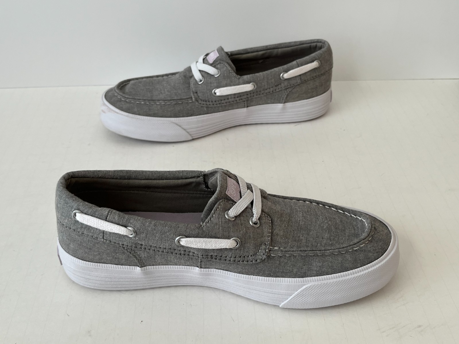 Sperry Top-Sider Bahama 3.0 Grey Platform Sneakers ~ Women’s Size 6M