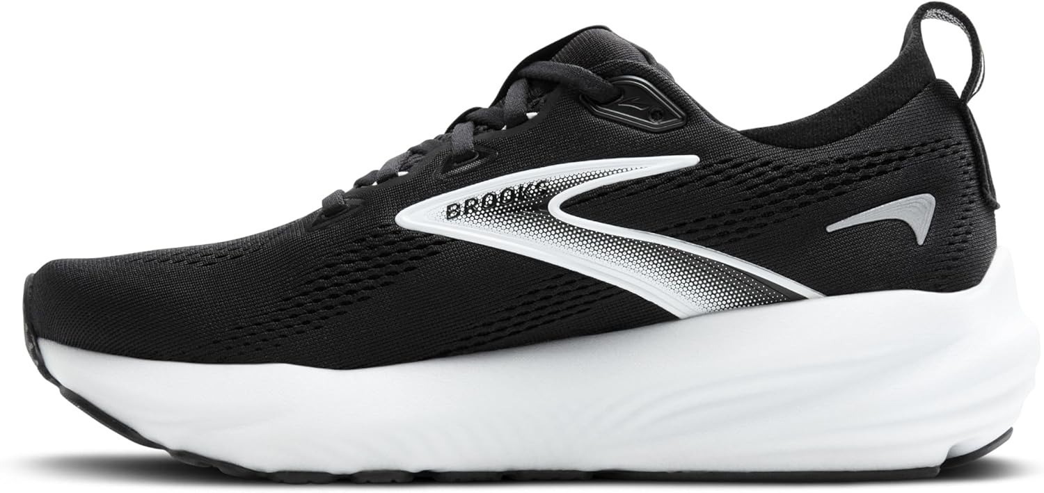 Brooks Women’s Glycerin 22 Neutral Running Shoe, Color: Black/Grey/White