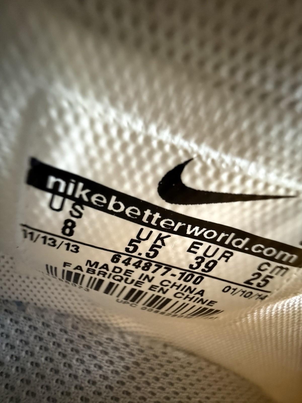 Nike Women’s Dunk Sky High (Hidden Wedge Heel) Size 8 White