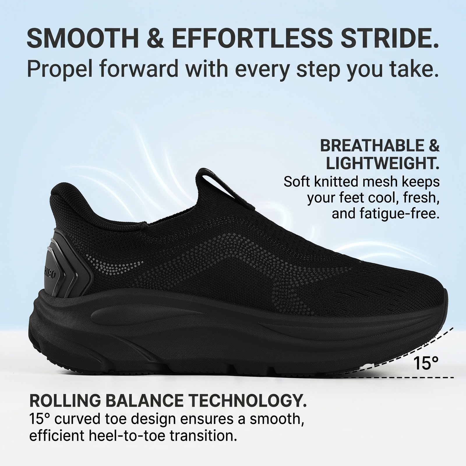 Womens Hands Free Wide Toe Box Shoes Slip on Zero Drop Arch Support Sneakers US