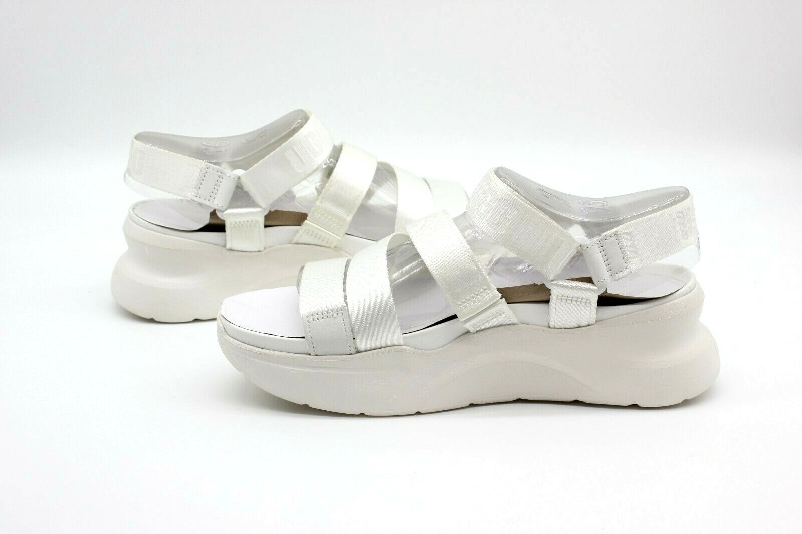 UGG LA Shores Sandal Strappy Platform White Color Size 9.5 US
