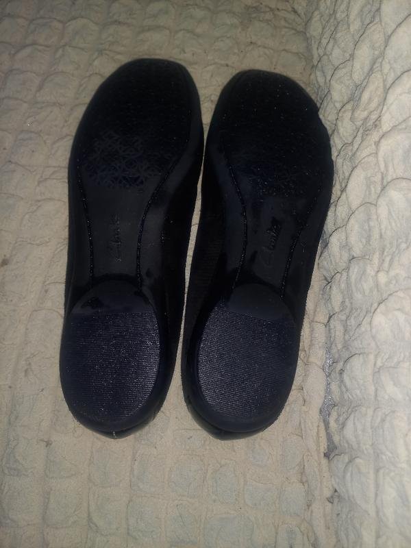 ladies clarks heels black synthetic leather 40