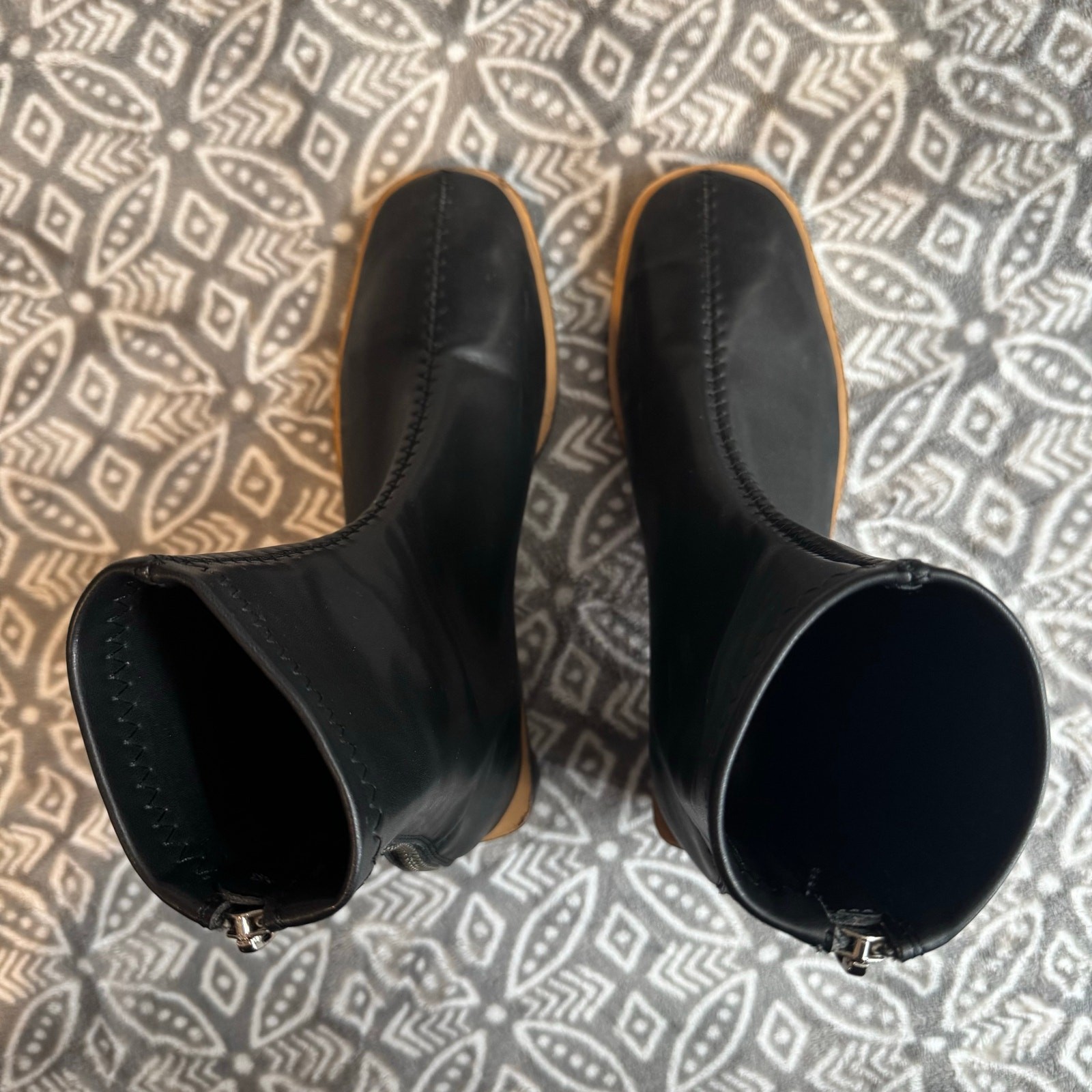 Damda Buttery Soft Neoprene? Ankle Boot 230 Black D0012 Artsy Minimalist Japan?