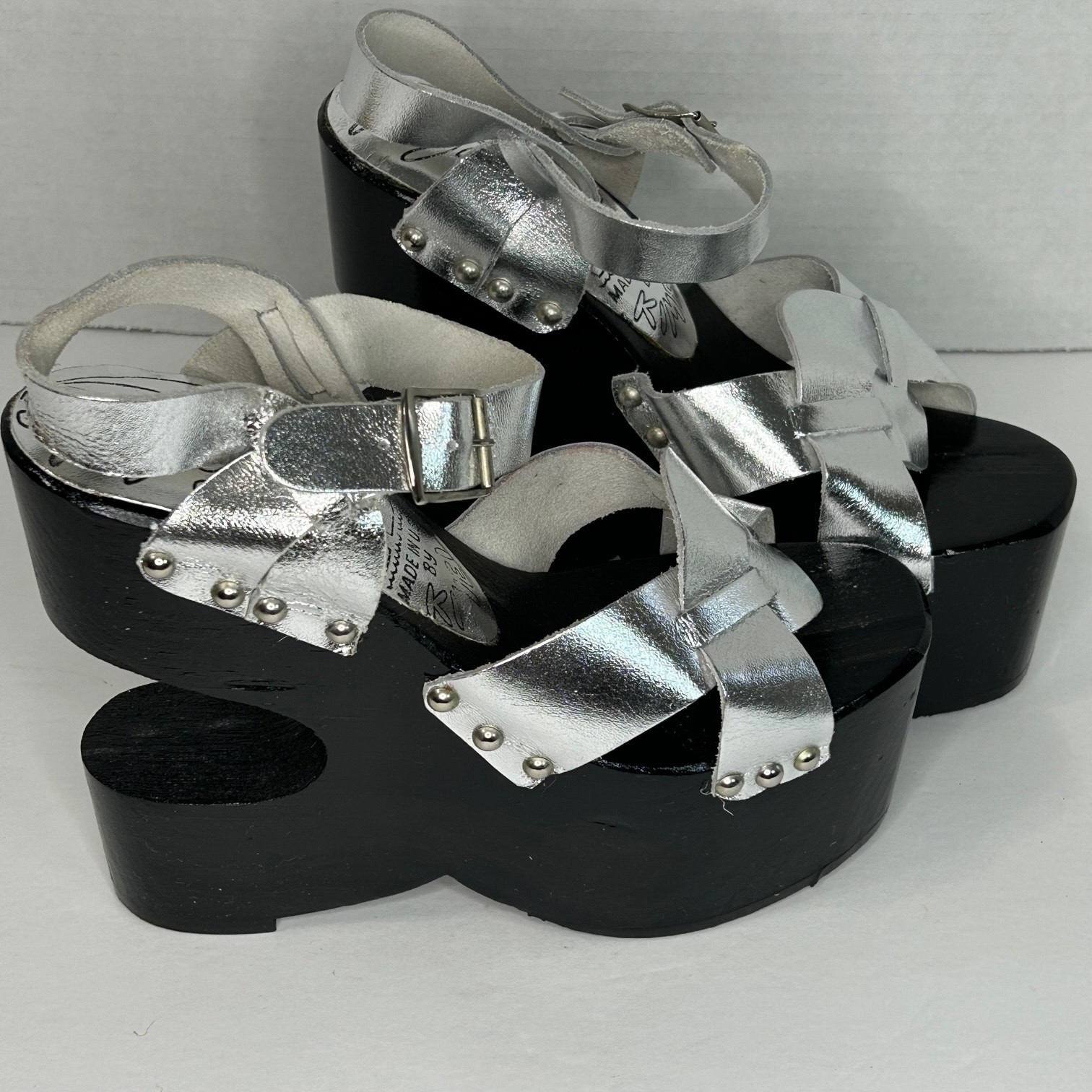 Sabots by Stan Kimel Vintage 1970’s Sandals Size 6 NIB RARE HTF