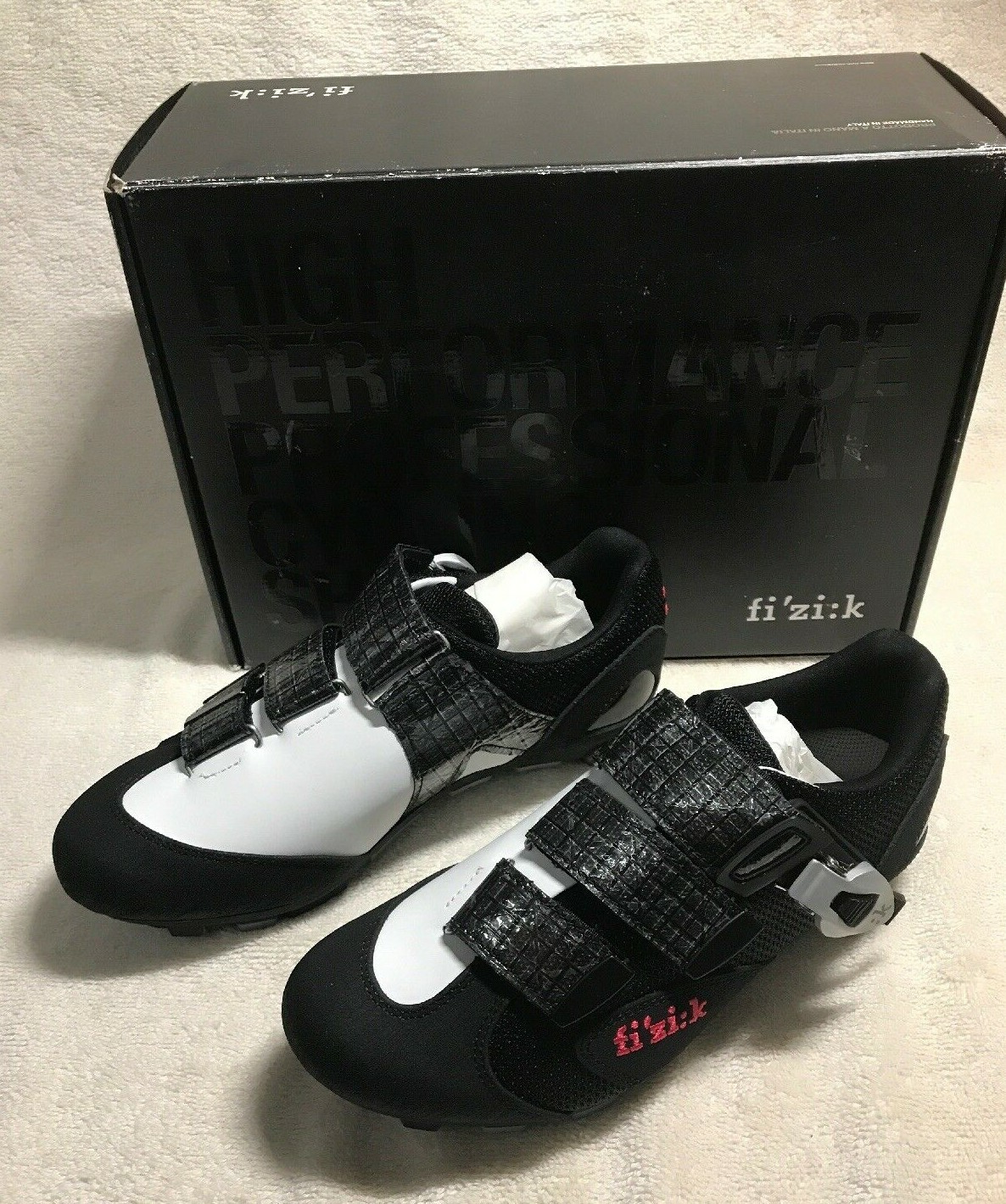 New Fi’zi:k M5 Donna Women’s Shoe EU 36 USA 6 UK 3 1/2 Black-White M5W-1020