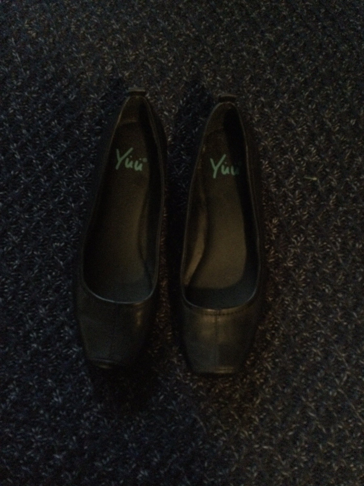 Yuu Yuu Womens shoes black leather