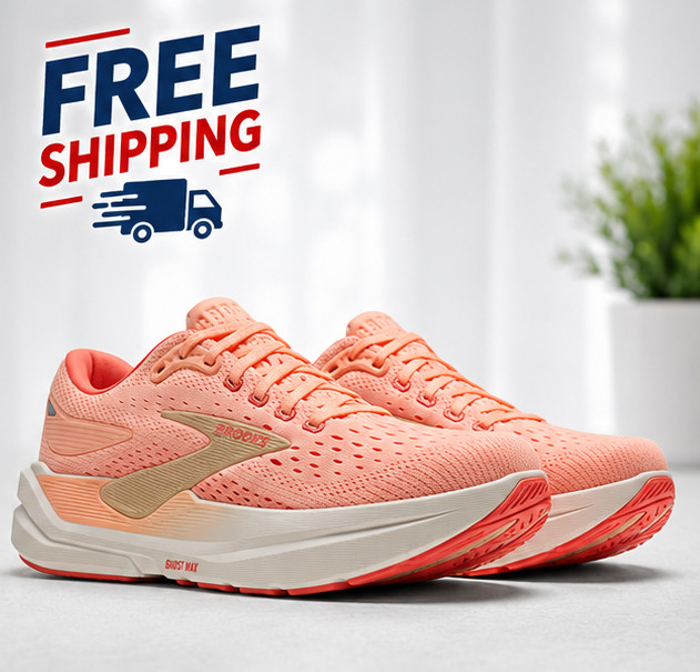 Brooks Ghost Max 3 Women’s Running Shoes Peach Sand Coconut