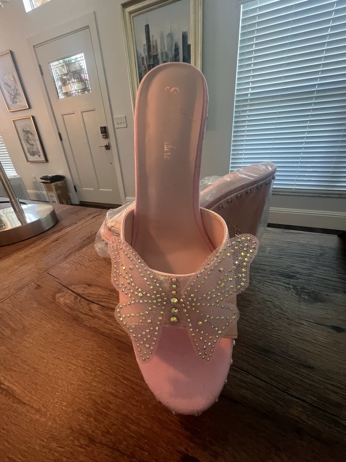 Sparkl Bianca Butterfly Wedge Heel Size 11