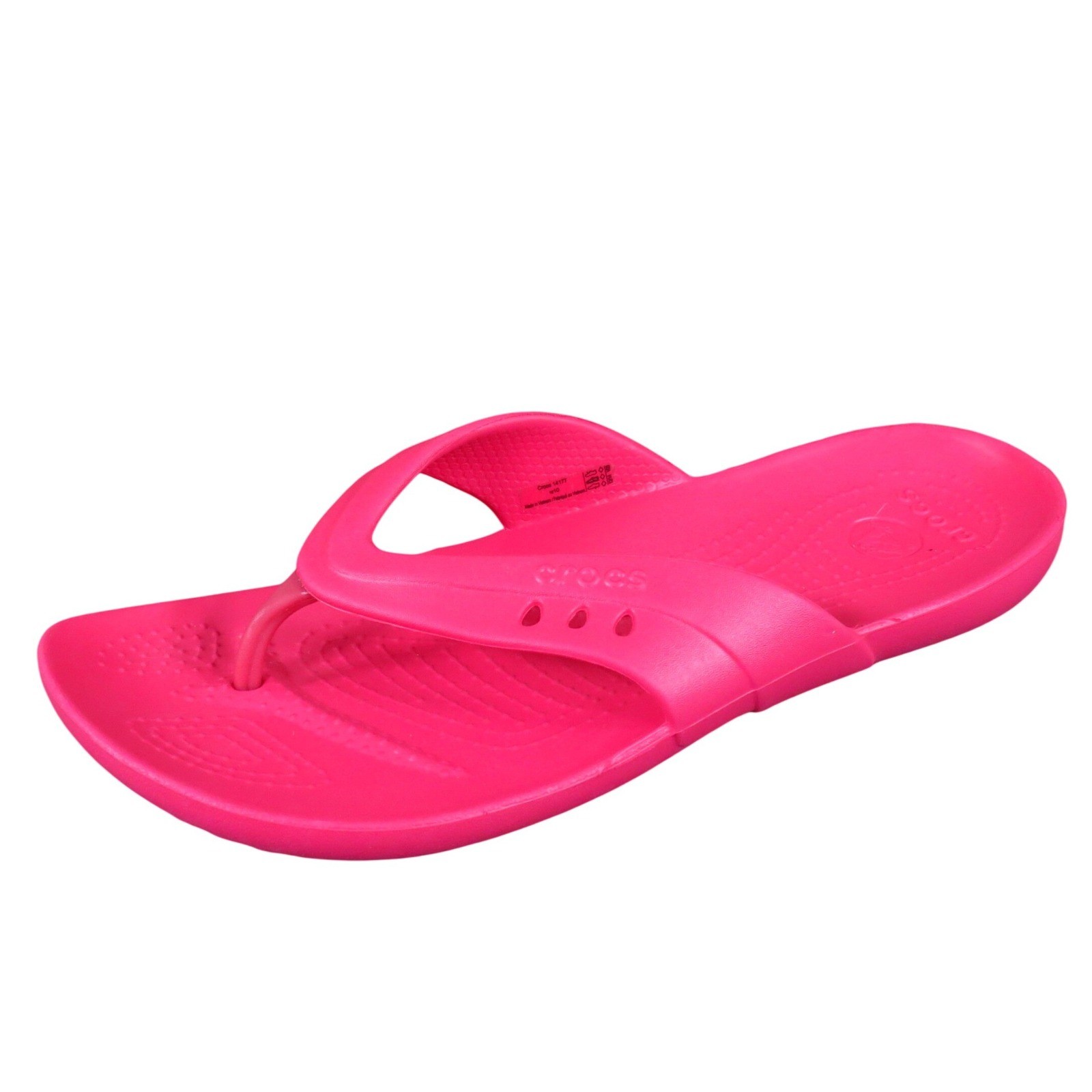 Crocs Classic Women Flip Flop Size 10 Casual Beach Sandal Pink Croslite