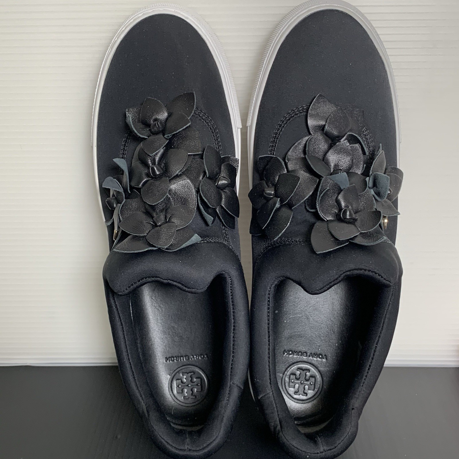 Tory Burch – Blossom Neoprene Floral Slip On Sneakers – Size: 9.5 M