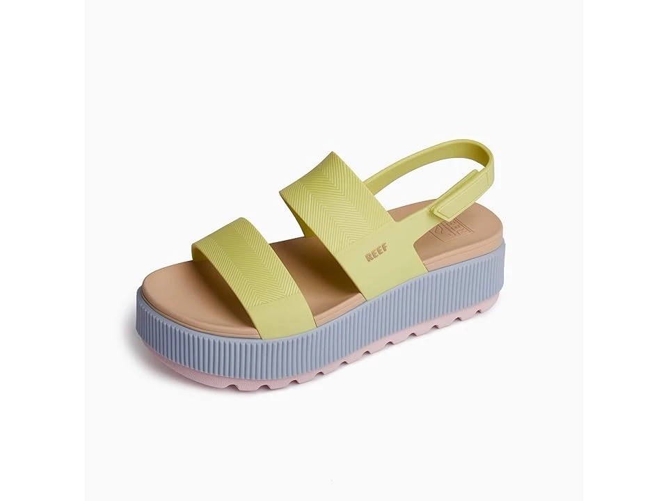 Reef Water Vista Higher Platform Women’s sling back Meringue Size 6