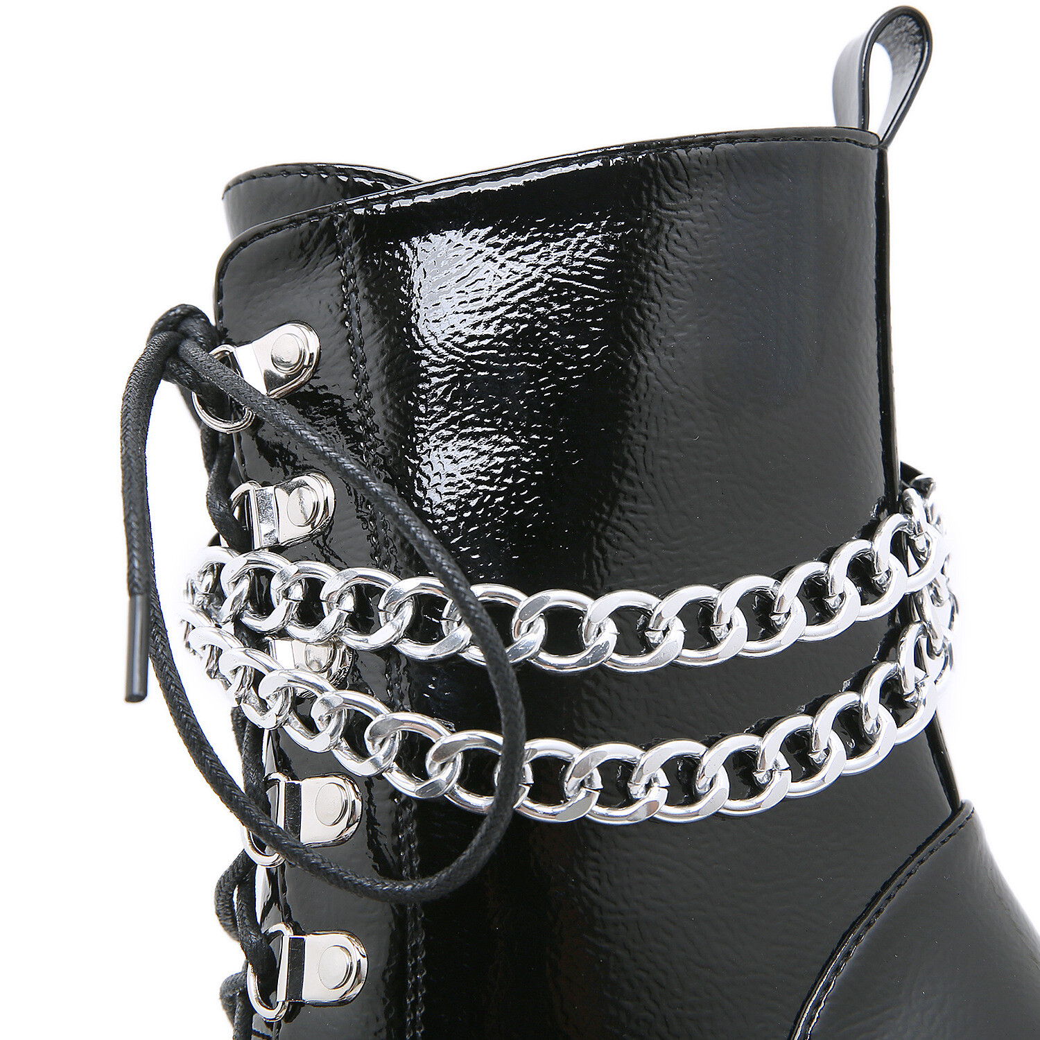 Womens Super High Heels Platform Boots Lace Up Cosplay Ankle Boots Club Party