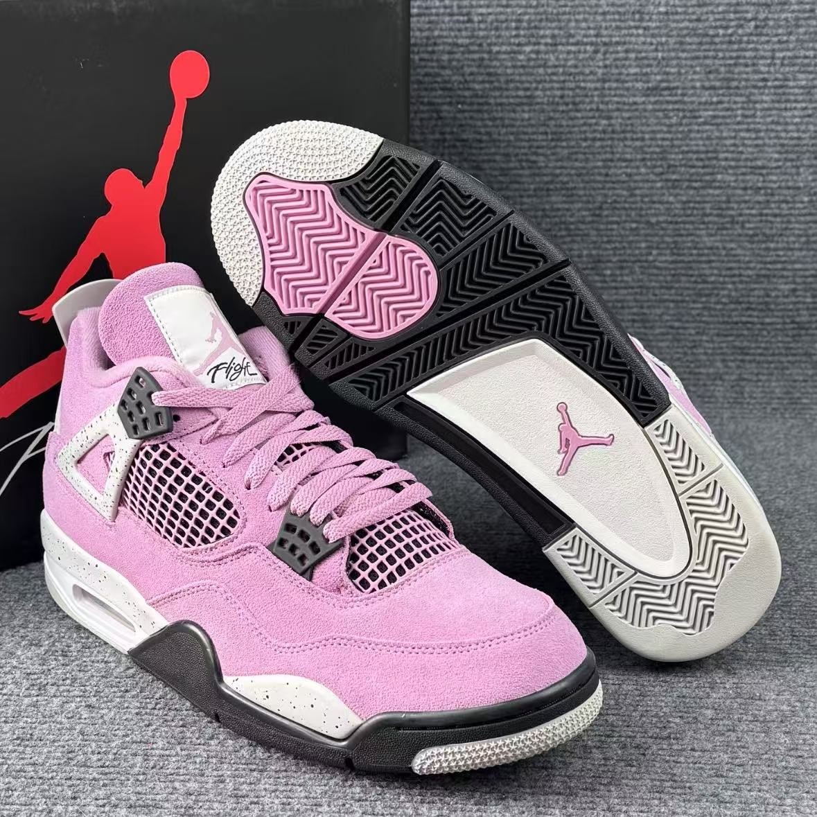 Jordan 4 «Orchid» Retro Mid Top Basketball Shoes Men’s & Women’s Shoes