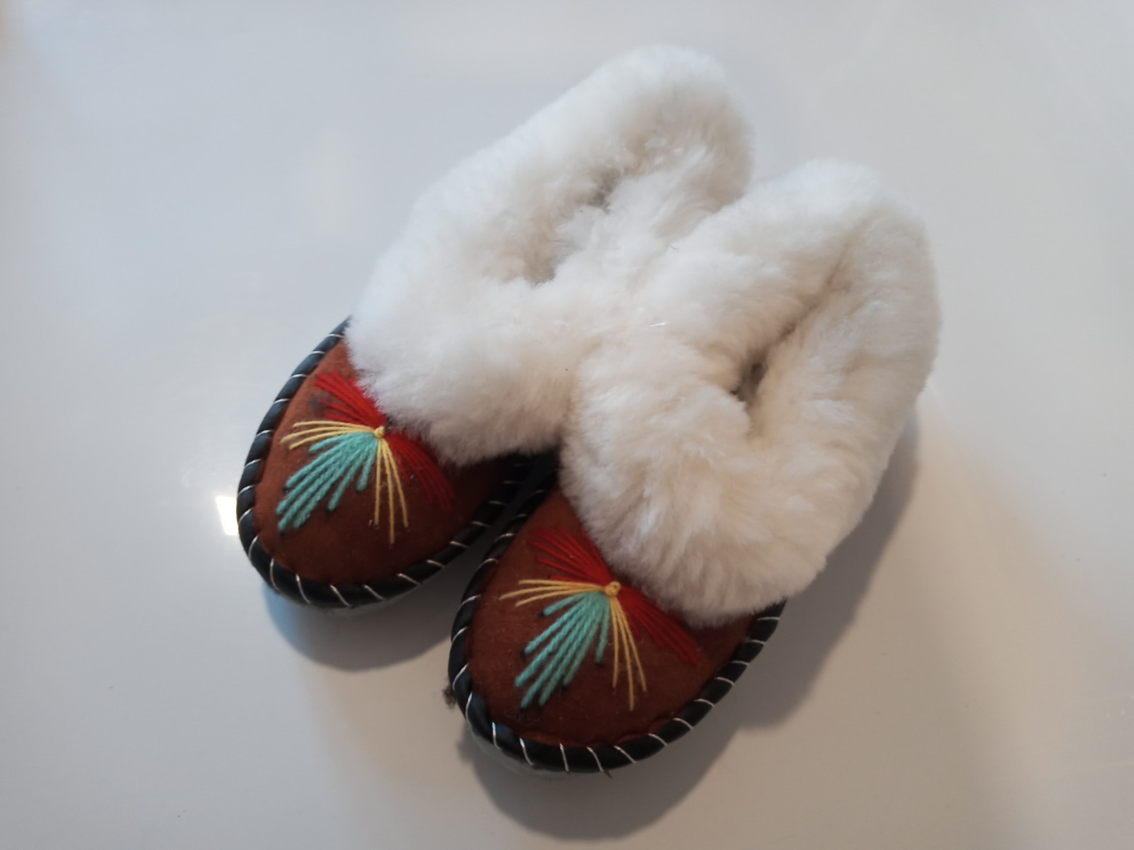 Ladies Leather Wool Winter Huts Shoes Lambskin Slippers ZAKOPIANKI Slippers