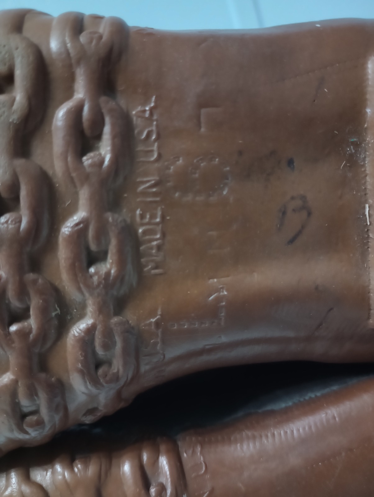 LL Bean Maine Hunting Shoe Women 6 Made In USA Outdoor Leather Brown