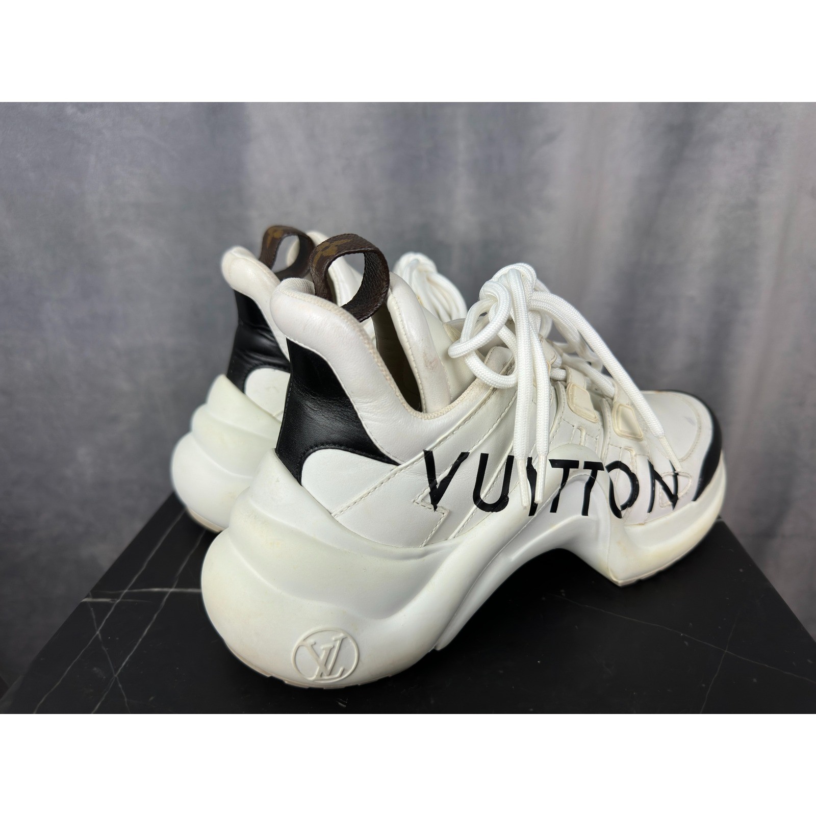 Louis Vuitton Archlight Sneaker White Black 35 Luxury Chunky Graphic Trainer