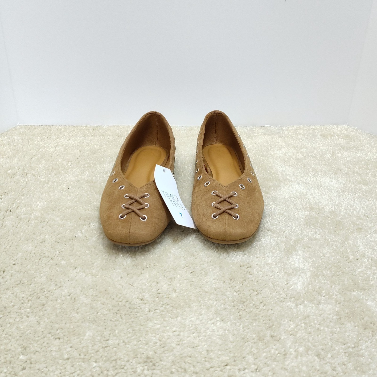 Time And Tru Corset Slip Ons Loafers Slides Flat Mules Mary Jane Casual Womens 7