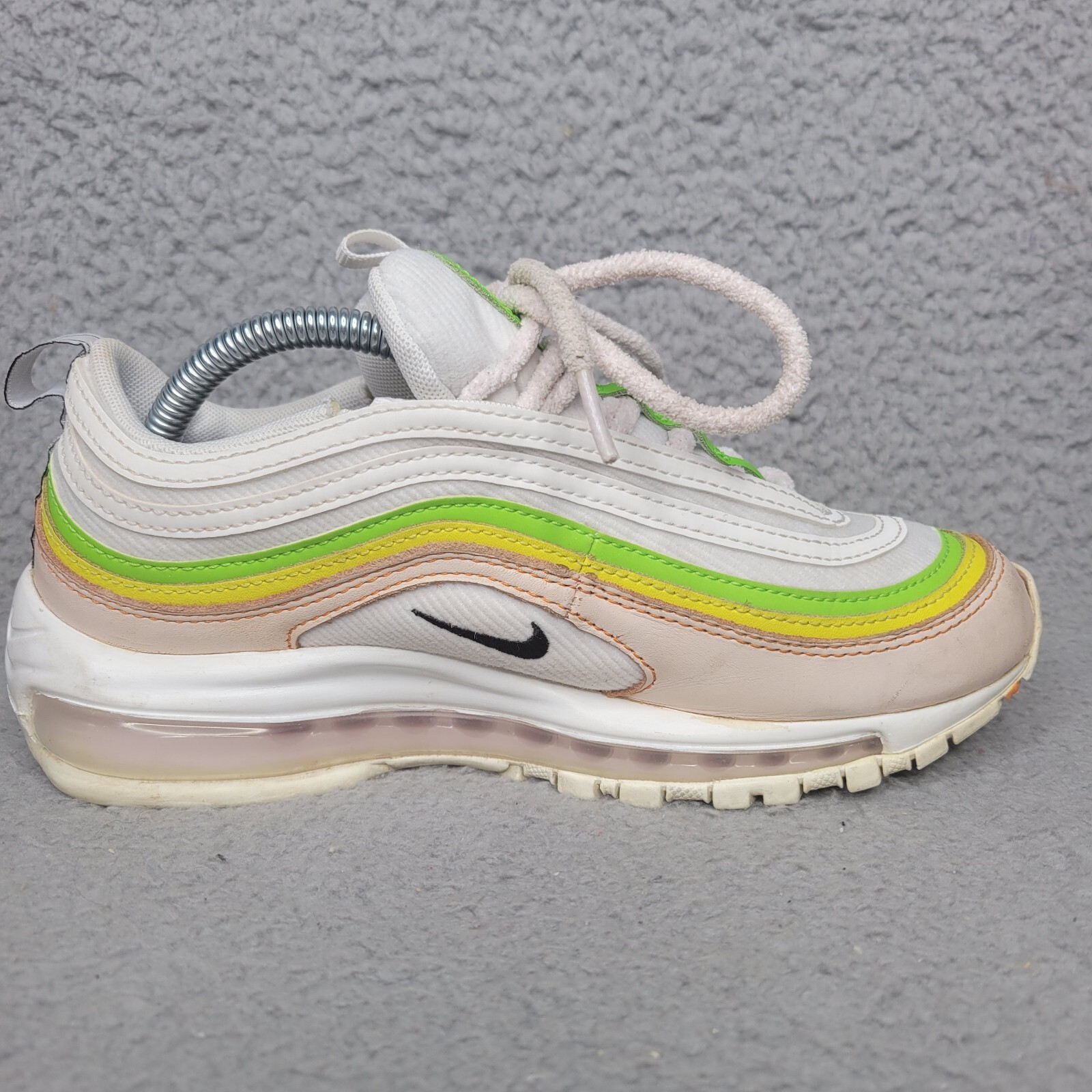 Nike Air Max 97 Feel Love Women’s Size 6.5 White Pink Green Black FD0870-100