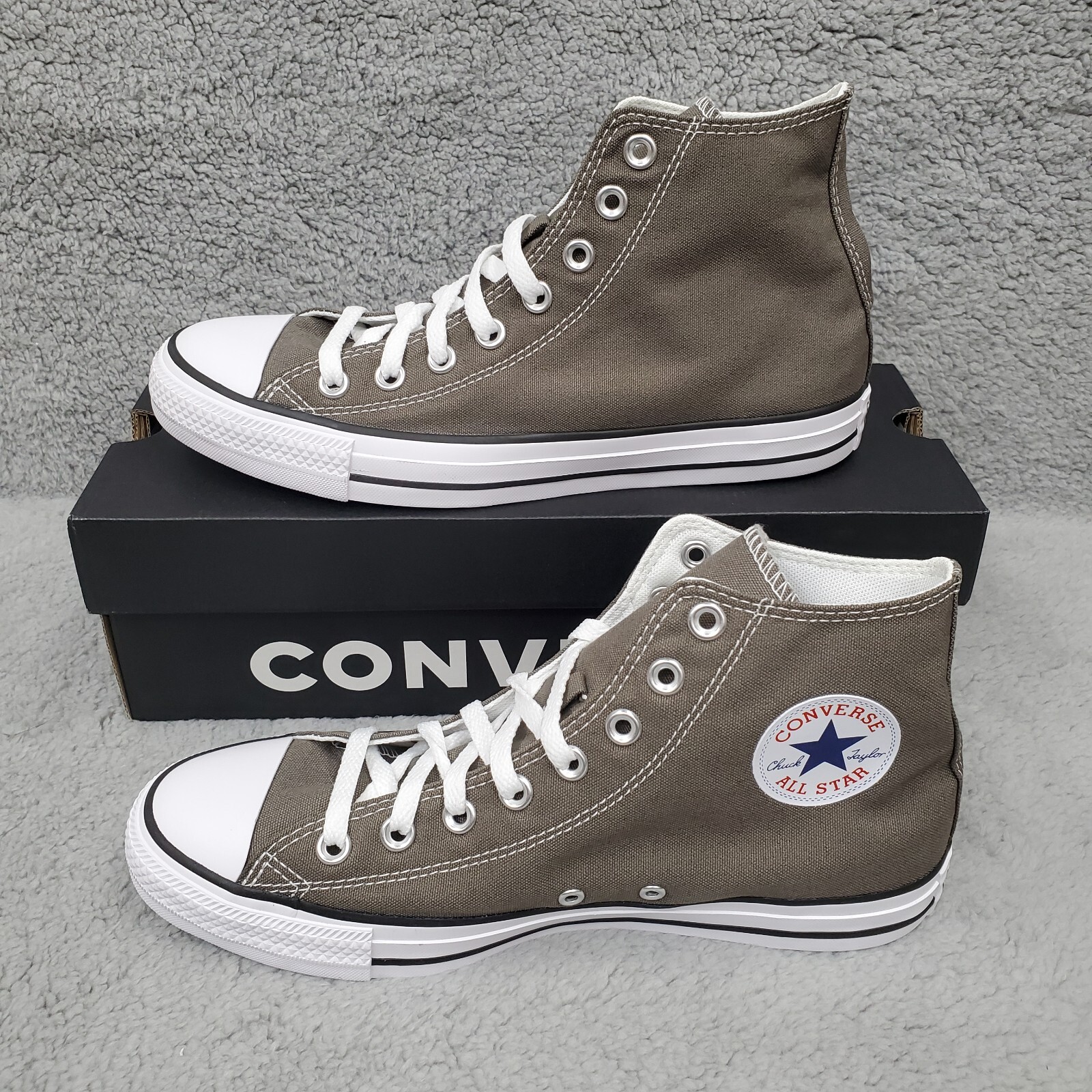 Converse Chuck Taylor All Star Seasonal High Top Unisex M8 W10 Charcoal (1J793)
