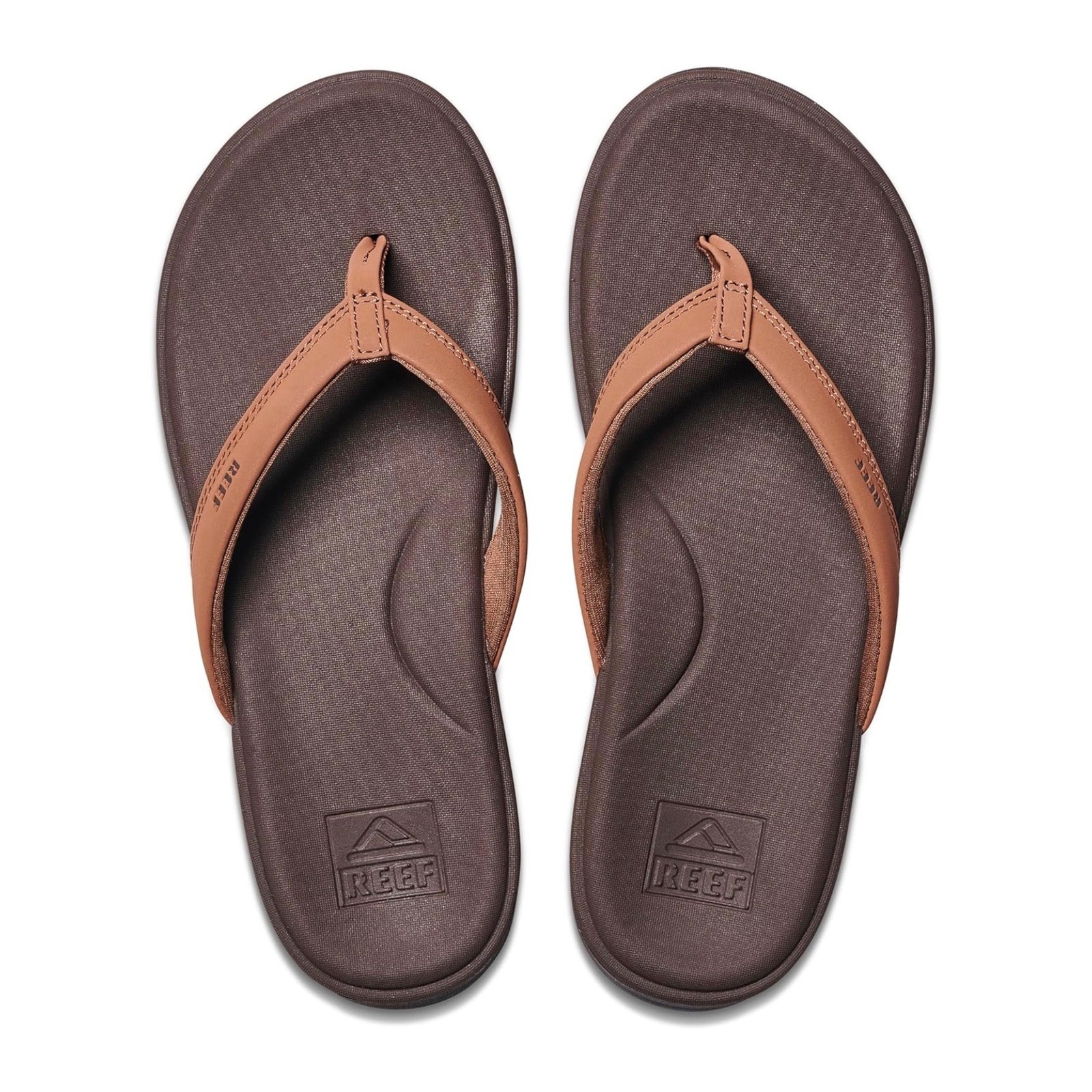 NEW Reef Womens Cushion Cloud Flip Flop Sandals Expresso Brown Thong Size 10
