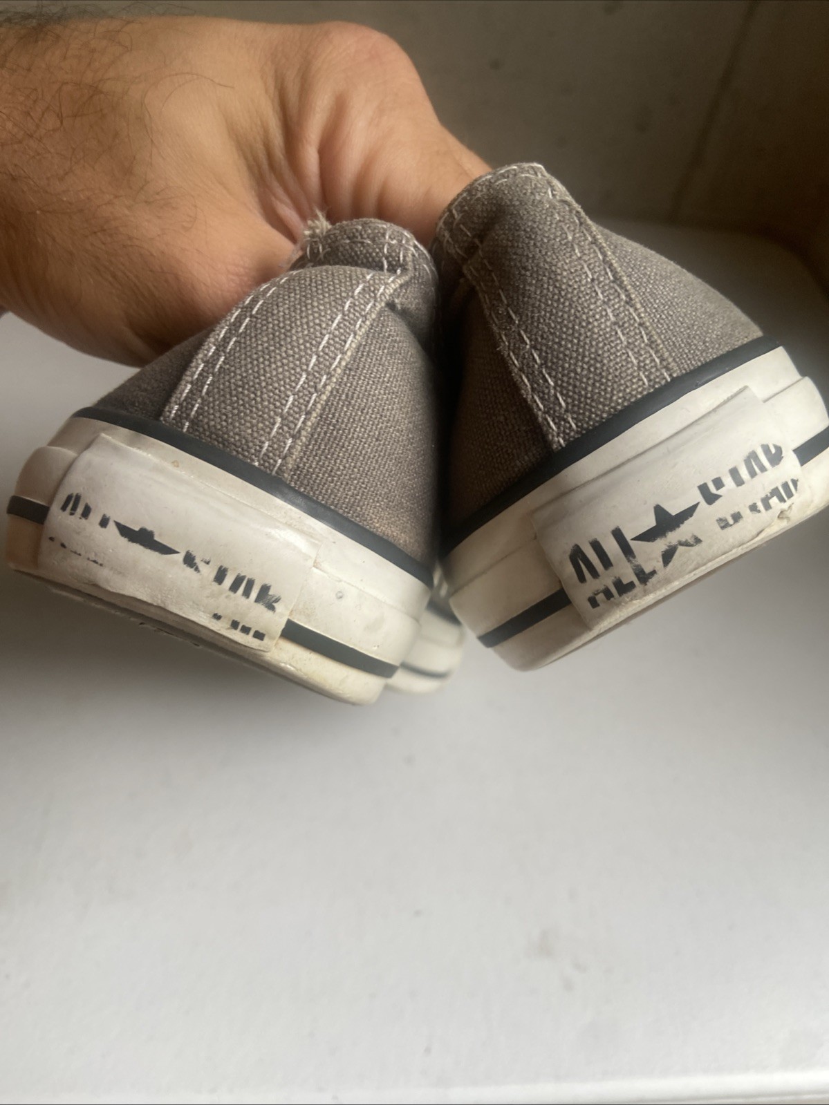 Grey Converse Chuck Taylor All Star Low Sneakers Women’s Size 10 or Men’s Size 8
