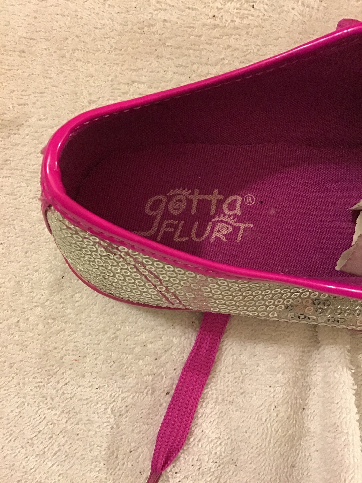 GOTTA FLURT Women’s Sneakers Purple & Silver size 8M
