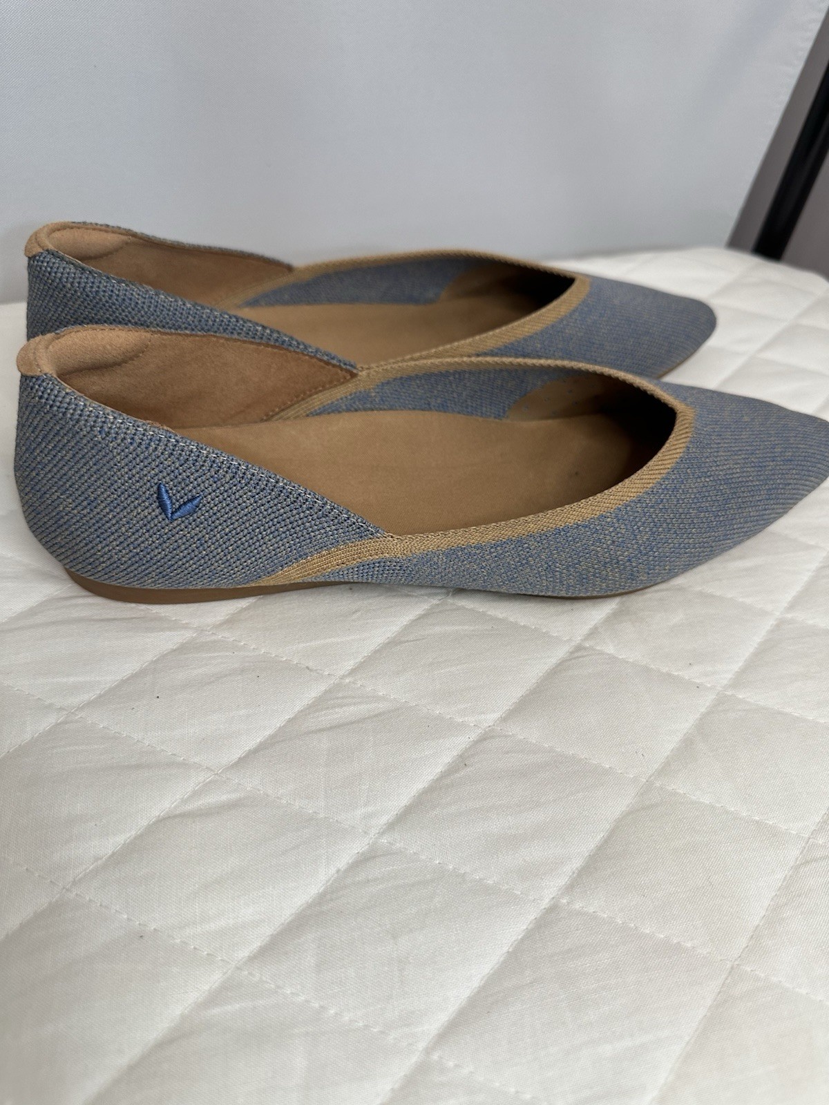 VIVAIA Vienna Soft Heather Slip on Washable Ballet Shoes Pointed-Toe Flats 9.5