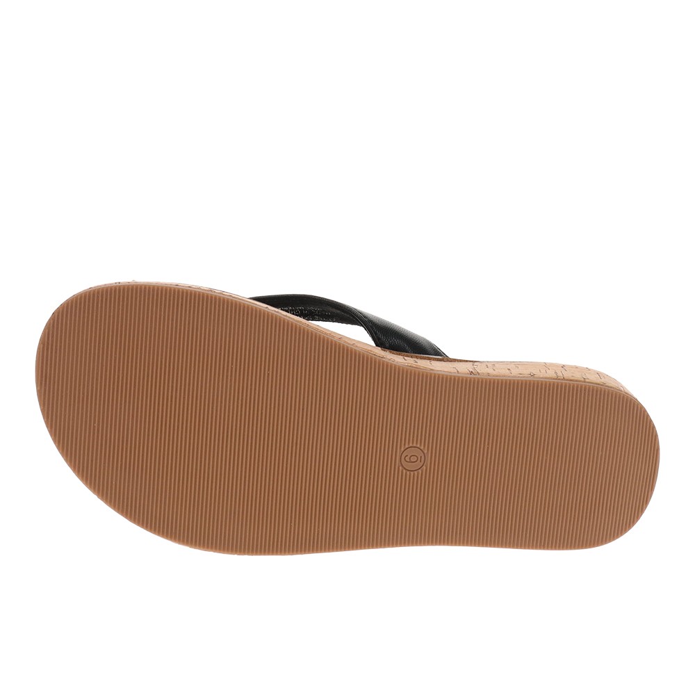 Corkys Off The Deep End Flip Flops Womens Black Casual Sandals 41-0737-BLCK