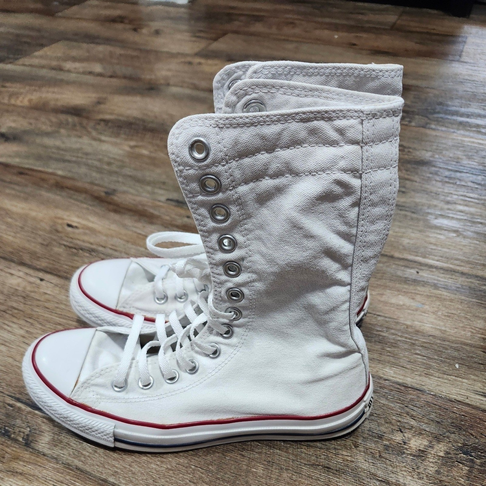 Vtg Converse Chuck Taylor All Star X-Hi Fold Down Sneaker Boot Y2K men 6 women 8