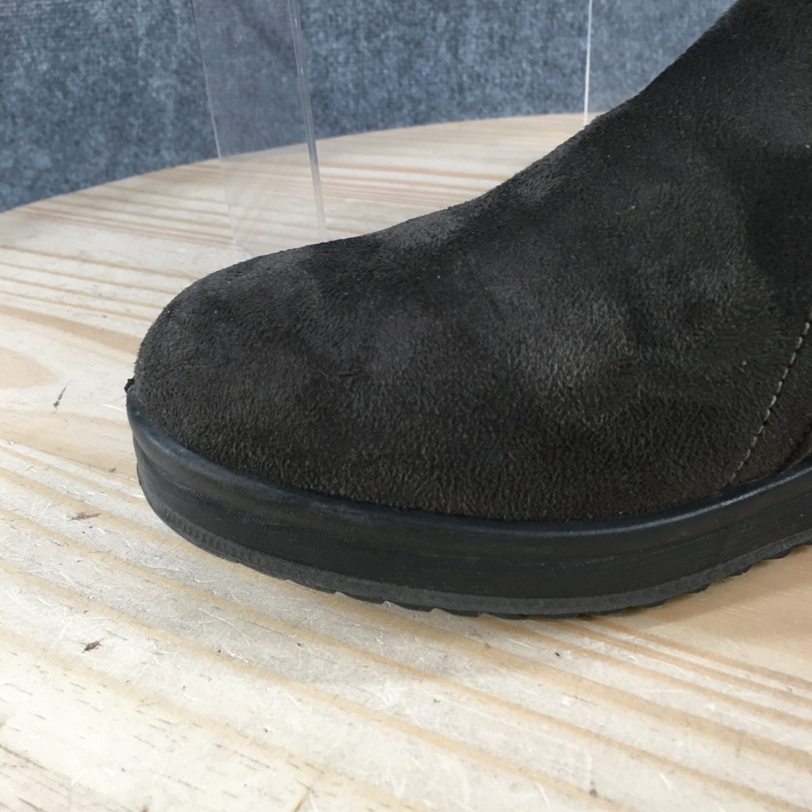 Patricia by Spring Step Boots Womens 40 Side Zip Cozy Lined Winter Boot Gray