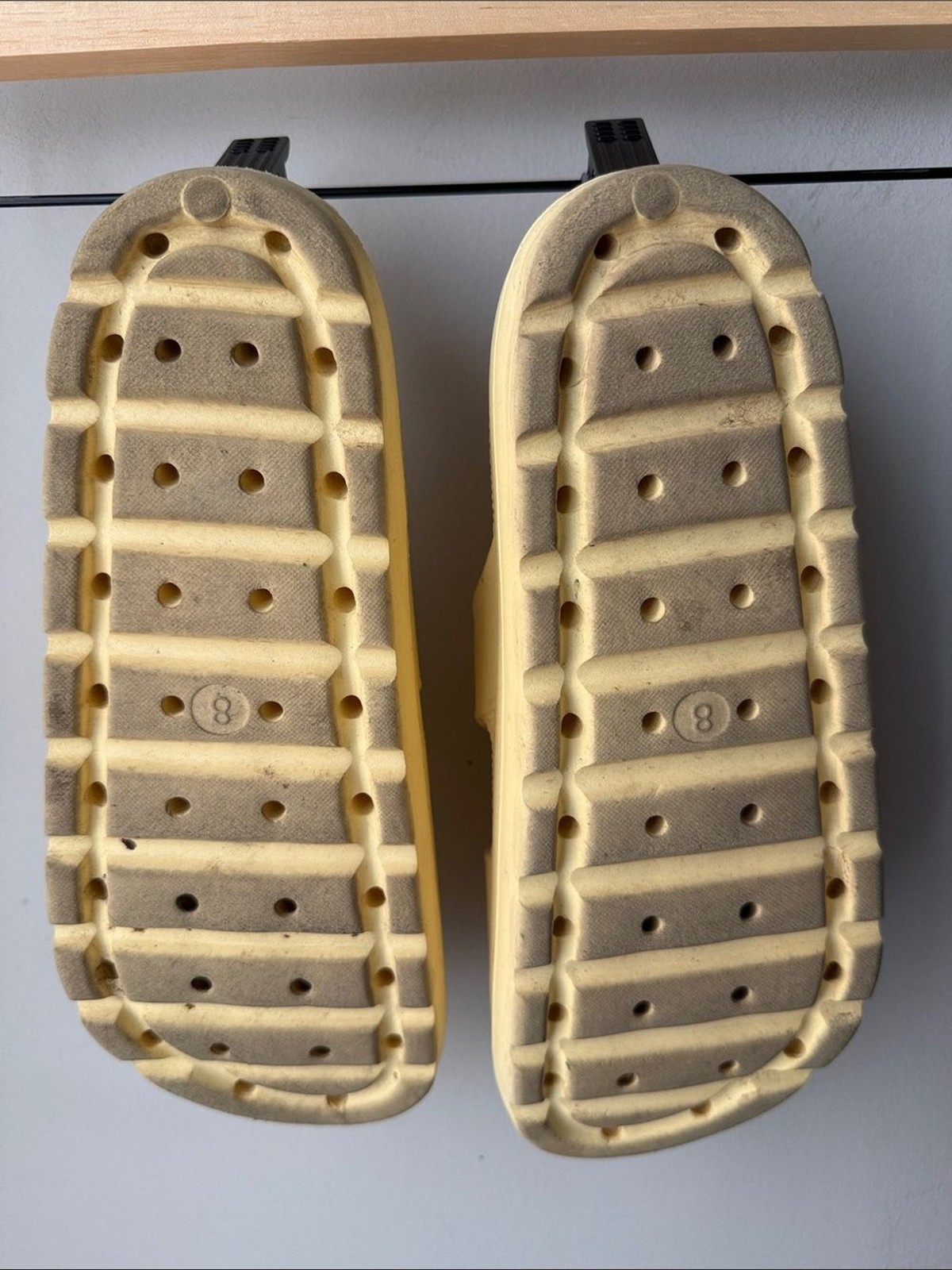 Wild Fable Butter Yellow Double Buckle EVA Sandals Slides Comfort Shoes