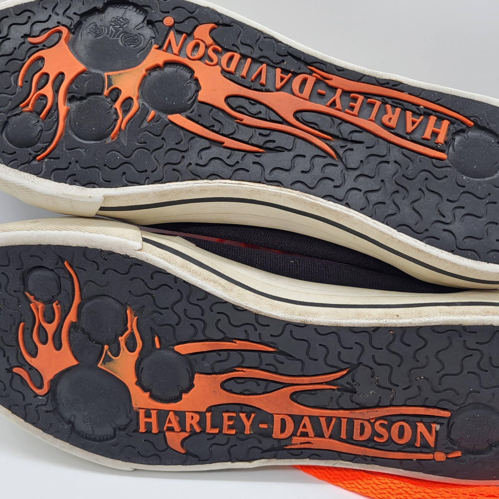 HARLEY-DAVIDSON Rose Dagger Women’s Canvas Low Top Shoes Sneaker Black Size 7.5