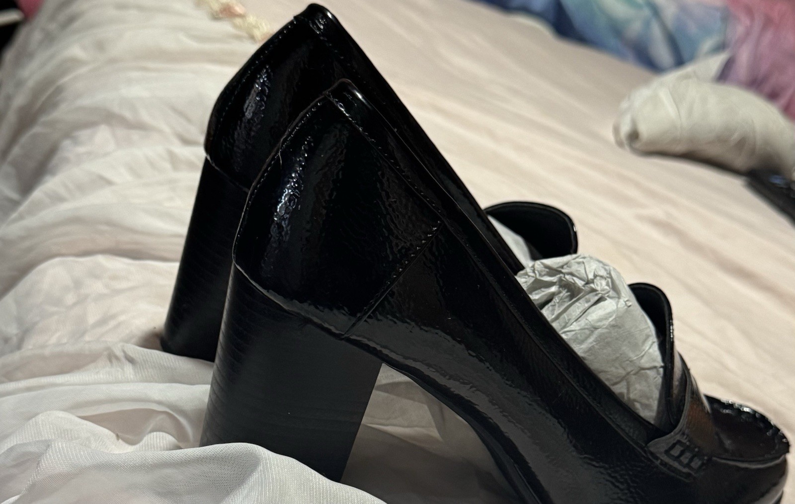 Jones New York Signature Women’s Black Patent Leather Loafer Slip-On 10