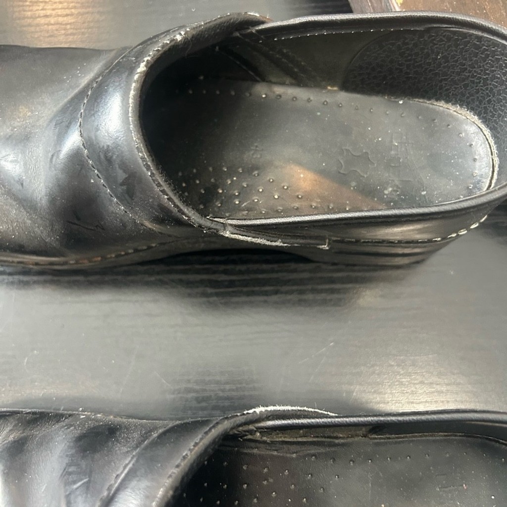 Dansko Black Leather Footwear