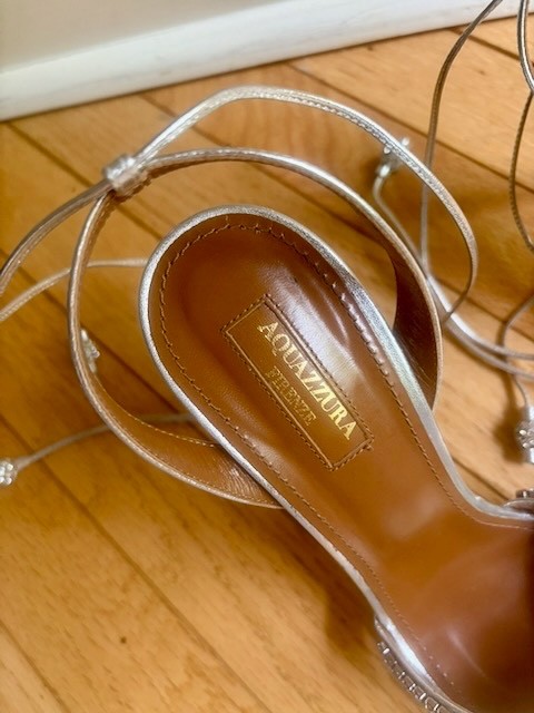 ELEGANT DRESS SANDLE BY AQUAZZURA FIRENZE