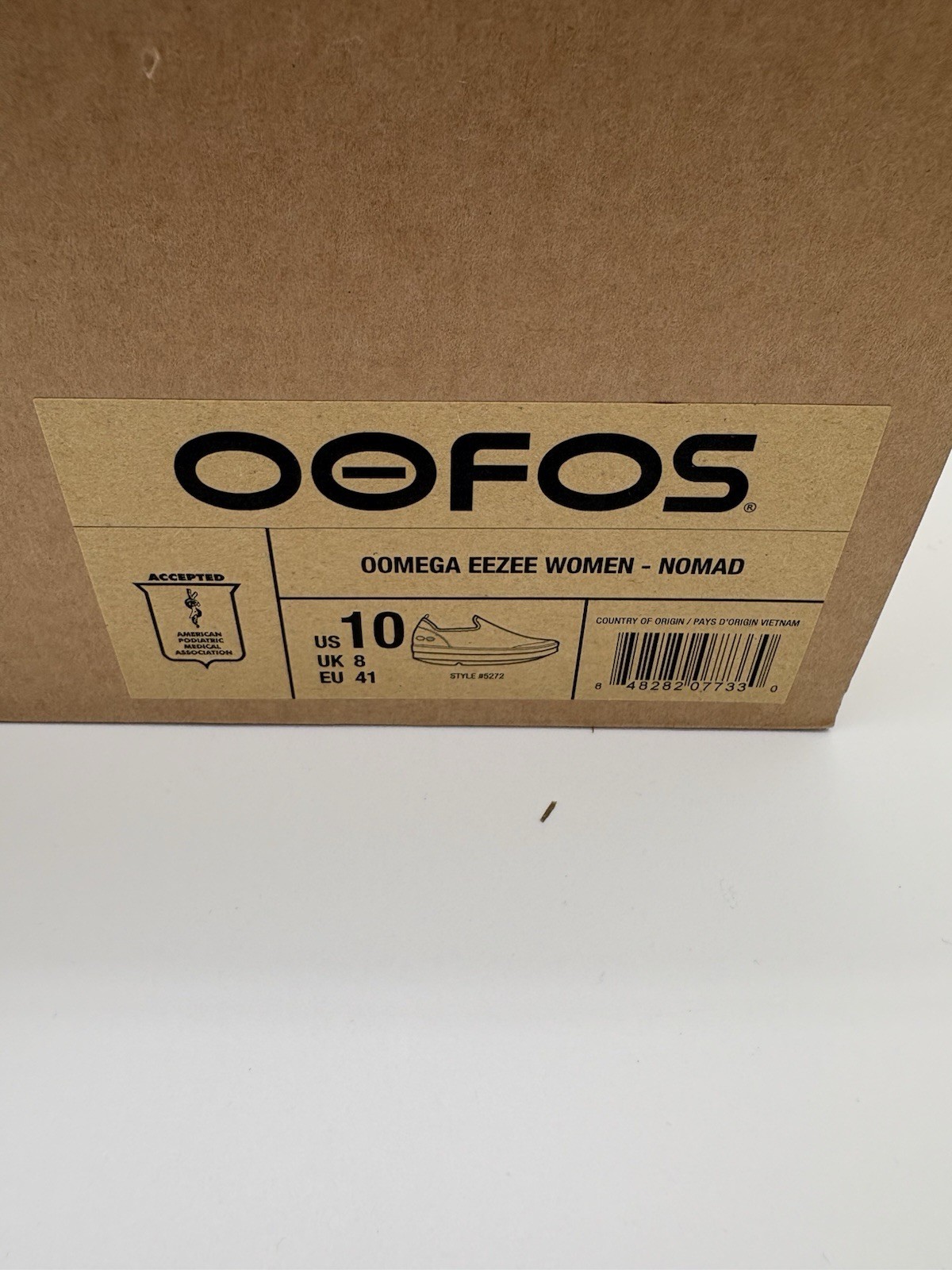 NIB OOFOS OOMEGA EEZEE LOW WOMEN’S SIZE 10 COMFORT SLIP ON SHOES NOMAD