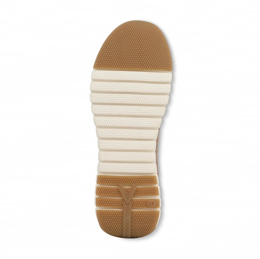 VIONIC Women Uptown Sneaker, Desert Sand Nubuck (NEW)