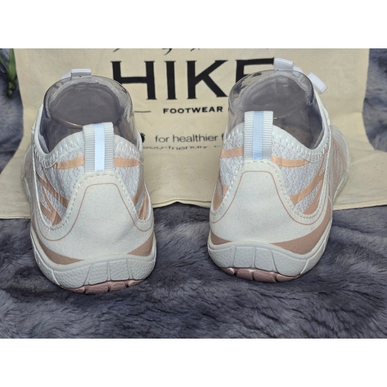 NWT Hike Footwear Lorax Pro Barefoot shoes White/Pink Unisex EU 42 US 11 wmns