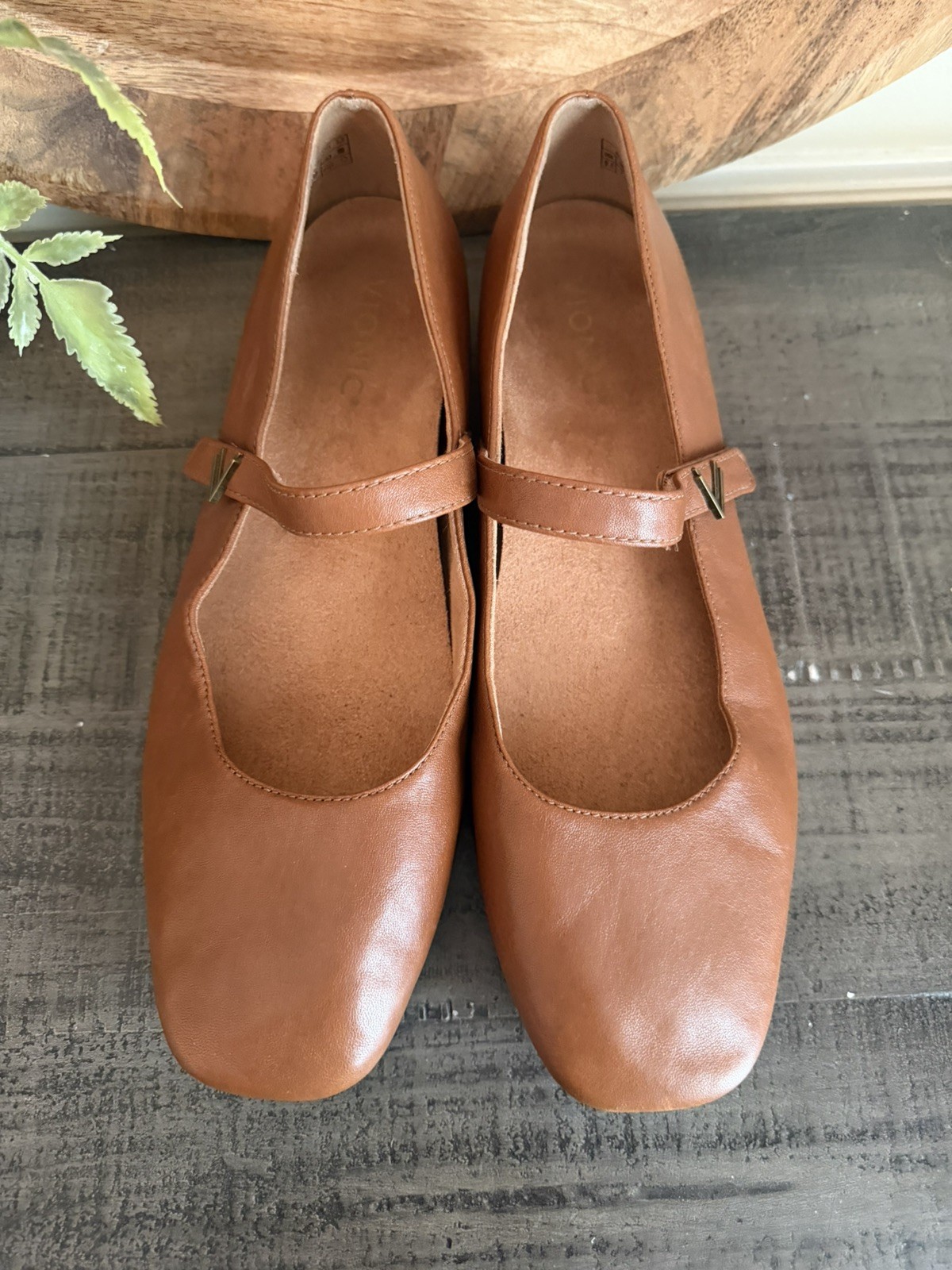 New Vionic Alameda Mary Jane Flat Women’s Leather Comfort Shoe Orthotic Support