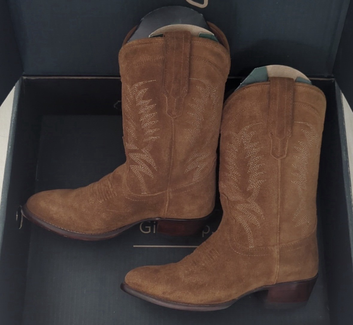 Tecova Suede Boots 6.5 (Josie) Brown