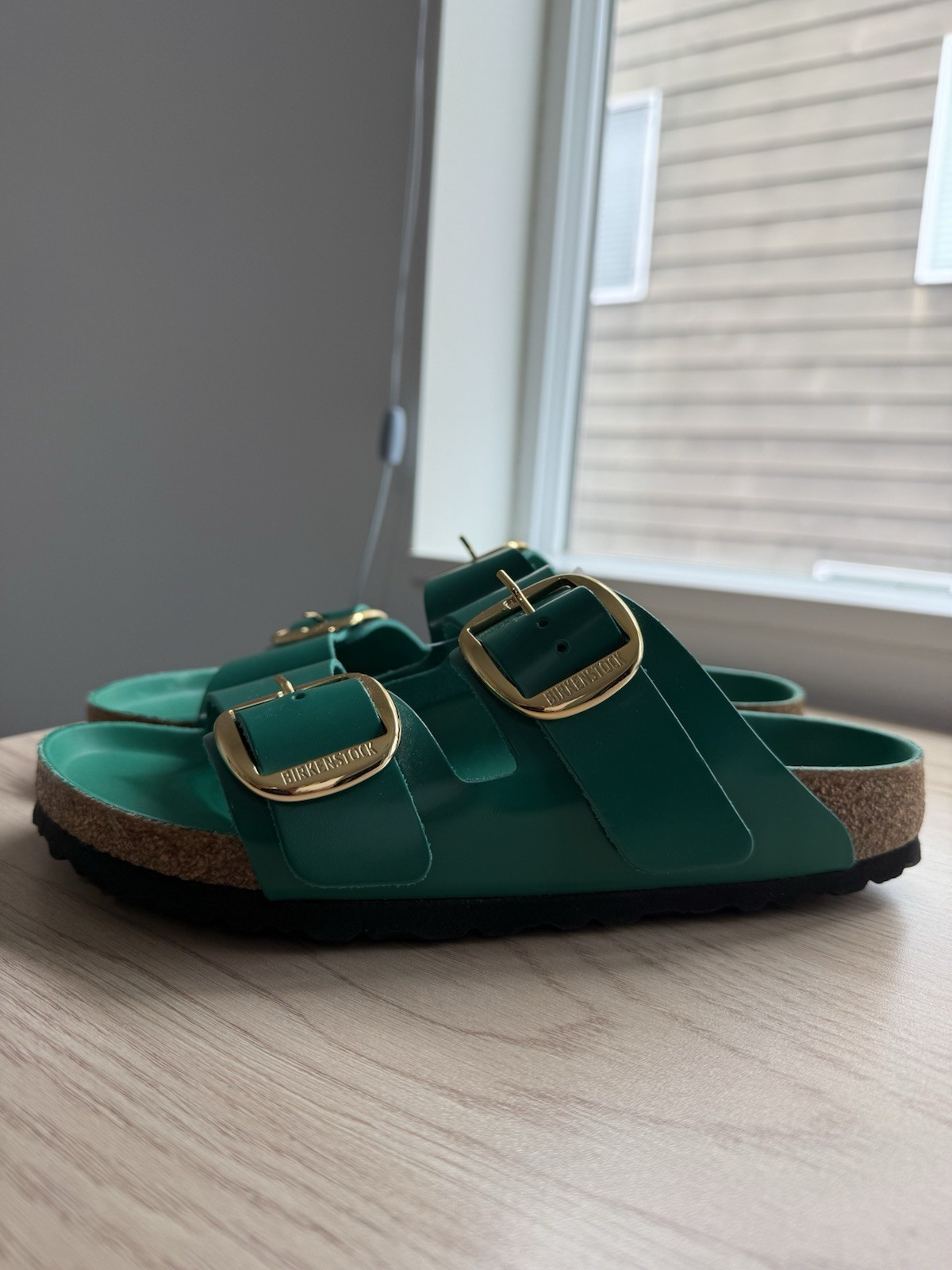 Birkenstock Arizona Big Buckle Sandals – Green! – Size 38 – See Photos