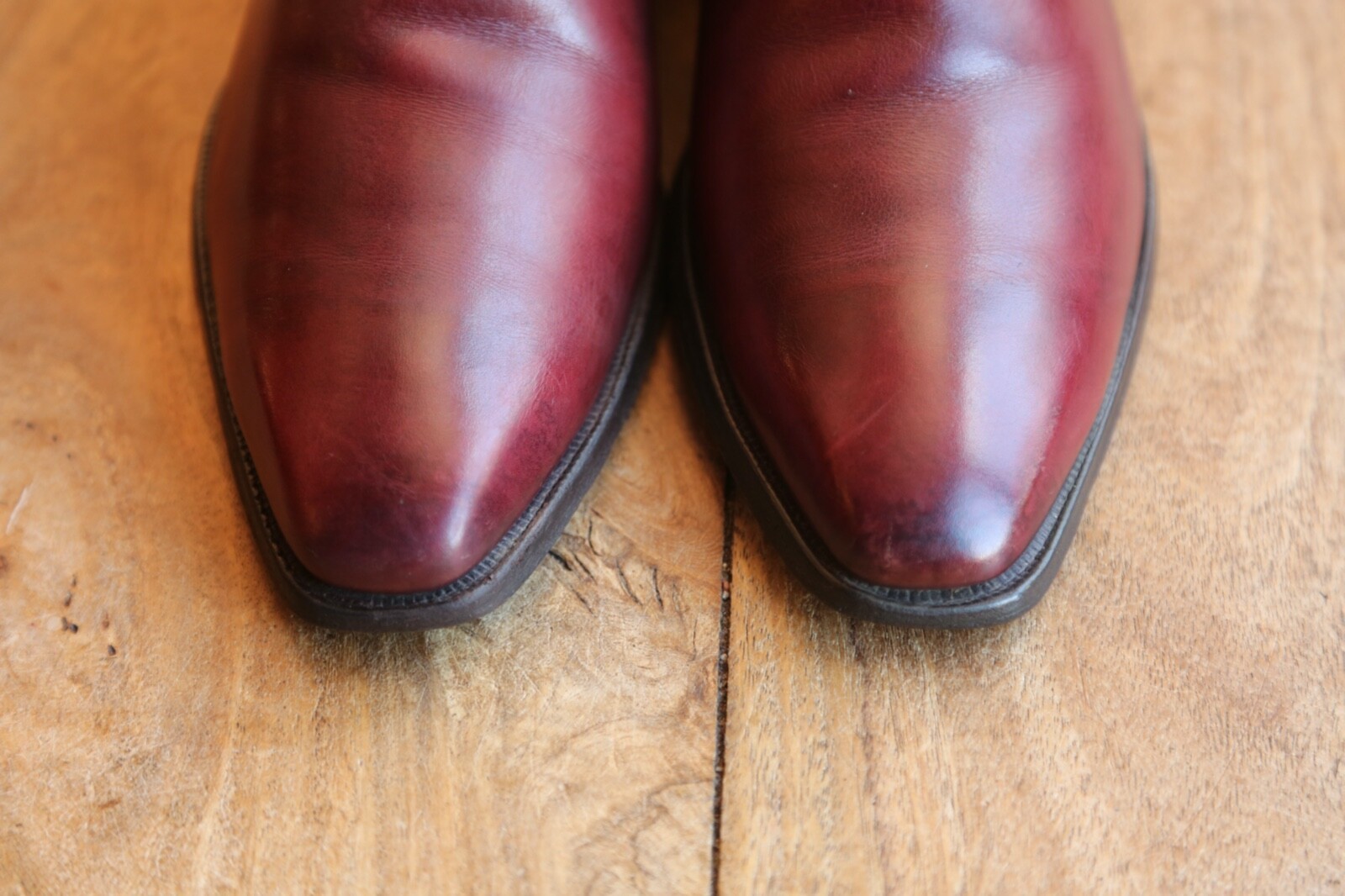 Crockett & Jones Haddon Burgundy Leather Chelsea Boots Shoes Ladies UK 7.5