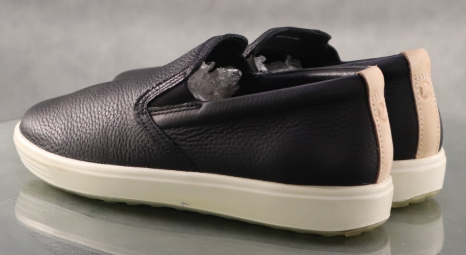 ECCO Soft 7 Women’s Slip On Loafer Sneaker Shoes Size EU 37 US 6-6.5 Leather EUC