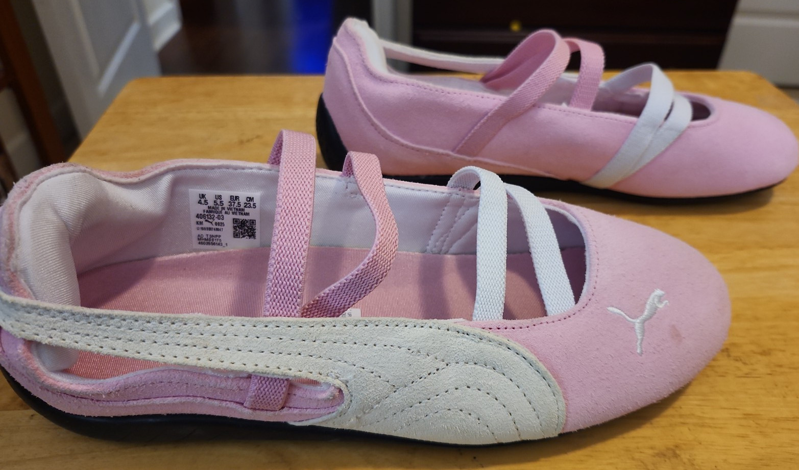 Puma Speedcat Ballet Whisp of Pink Womens Mary Jane Sneakers Size 5.5